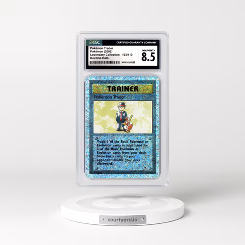 2002 Legendary Collection #103 Pokemon Trader - Holo (CGC 8.5 NM-MT+)