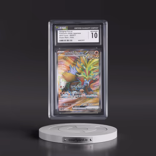 2024 Wild Force #085/071 Gouging Fire ex - Super Rare Holo (CGC 10 GEM MINT)