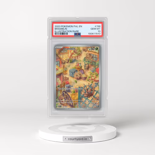 2023 Pokémon Pal EN-Paldea Evolved #198 Bramblin - Illustration Rare (PSA 10 GEM MINT)
