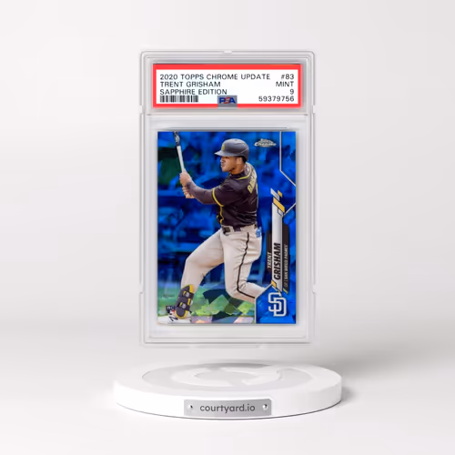 2020 Topps Chrome Update Sapphire Edition #83 Trent Grisham (PSA 9 MINT)