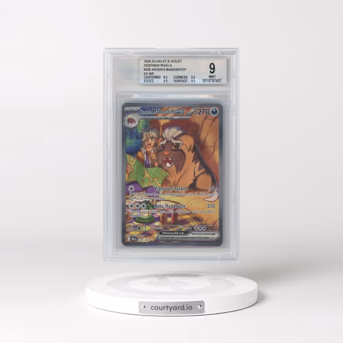 2025 Pokémon Dri EN-Destined Rivals #235 Arven's Mabosstiff EX - Holo Special Illustration Rare (BGS