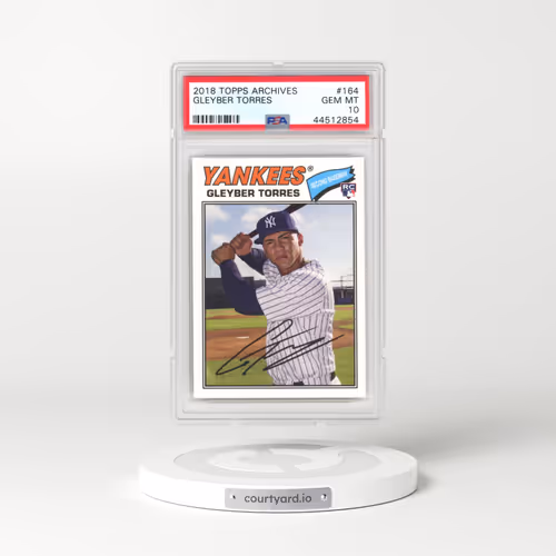 2018 Topps Archives #164 Gleyber Torres (PSA 10 GEM MINT)