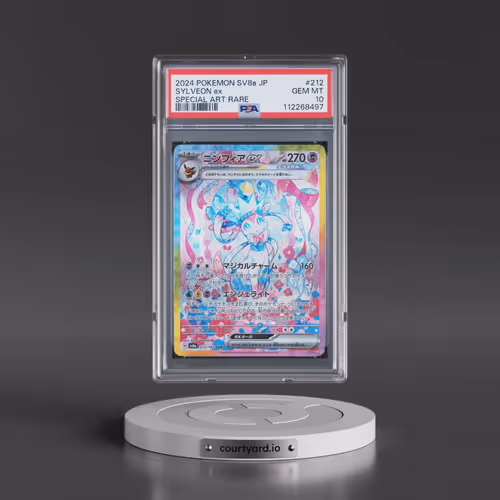 2024 Pokémon Sv8a-Terastal Fest EX #212 Sylveon EX - Holo Special Art Rare (PSA 10 GEM MINT)