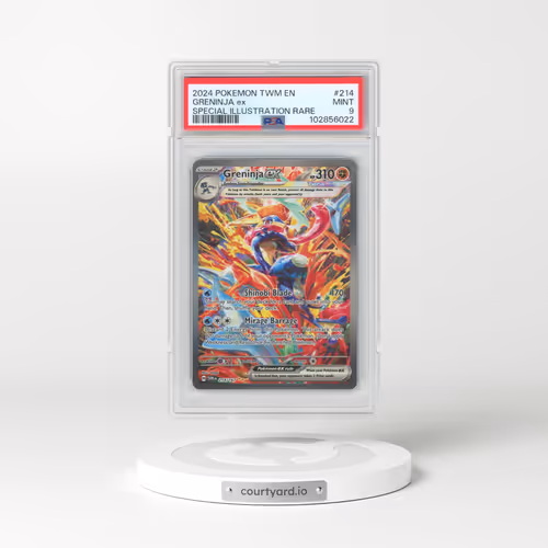 2024 Pokémon Twm EN-Twilight Masquerade #214 Greninja EX - Holo Special Illustration Rare (PSA 9 MINT)