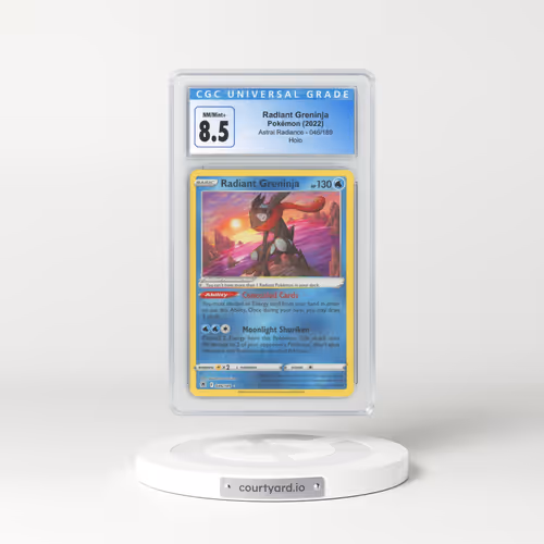 2022 Astral Radiance #46 Radiant Greninja (CGC 8.5 NM-MT+)