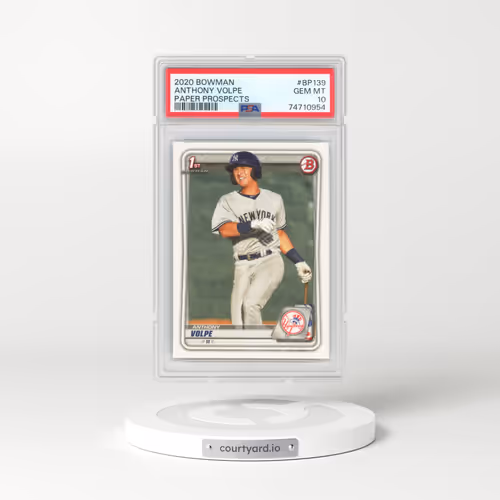 2020 Bowman Paper Prospects #BP139 Anthony Volpe (PSA 10 GEM MINT)