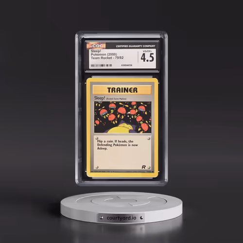 1999 Team Rocket #79/82 Sleep! (CGC 4.5 VG-EX+)