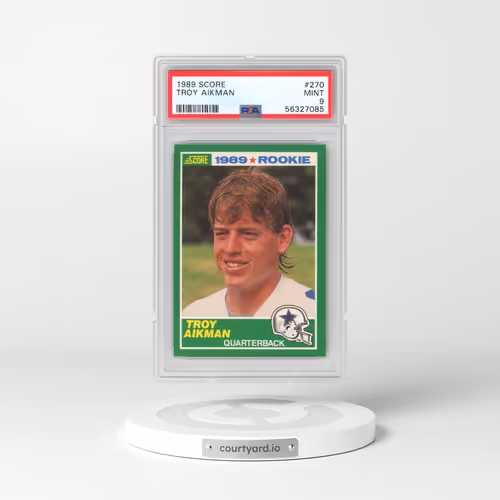 1989 Score #270 Troy Aikman (PSA 9 MINT)
