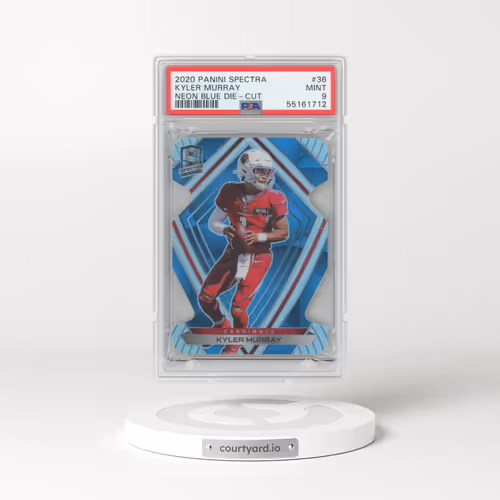 2020 Panini Spectra #36 Kyler Murray - Neon Blue Die-Cut (PSA 9 MINT)
