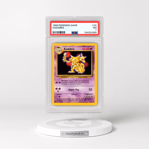 1999 Pokémon Game #32 Kadabra (PSA 7 NM)