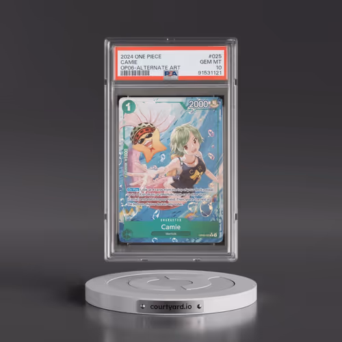 2024 One Piece OP06-Wings of the Captain #025 Camie - Alternate Art (PSA 10 GEM MINT)