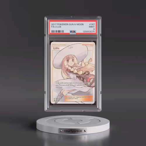 2017 Pokémon Sun & Moon #147 Lillie - Full Art (PSA 9 MINT)