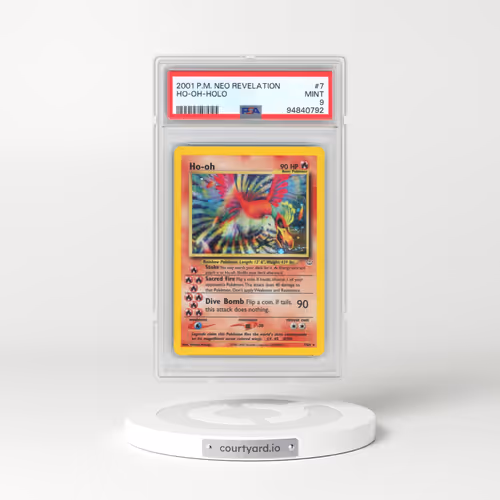 2001 Pokémon Neo Revelation #7 HO-Oh - Holo (PSA 9 MINT)