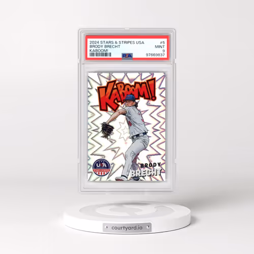 2024 Panini Stars & Stripes USA Kaboom! #5 Brody Brecht (PSA 9 MINT)