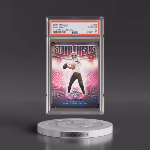 2021 Panini Mosaic Storm Chasers #SC4 Tom Brady (PSA 10 GEM MINT)