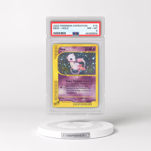2002 Pokémon Expedition #19 Mew - Holo (PSA 8 NM-MT)