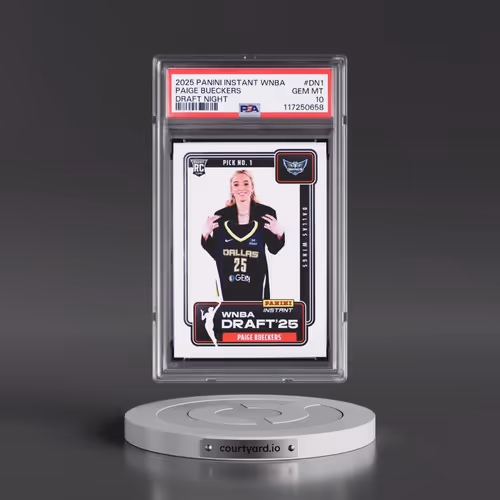 2025 Panini Instant WNBA Draft Night #DN1 Paige Bueckers (PSA 10 GEM MINT)