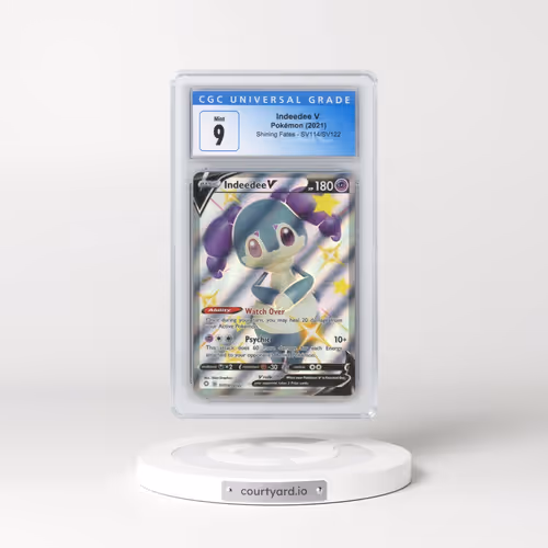 2021 Shining Fates #SV114/SV122 Indeedee V - Shiny Vault Holo (CGC 9 MINT)