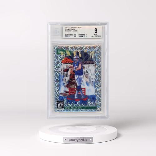 2018 Panini Donruss Optic Downtown #DT14 Josh Allen (BGS 9 MINT)