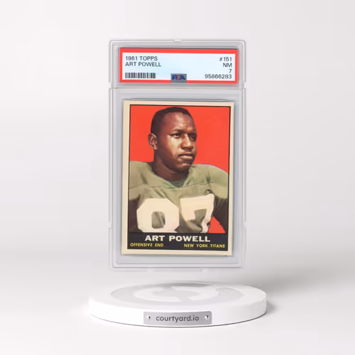 1961 Topps #151 Art Powell (PSA 7 NM)