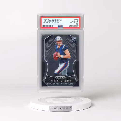 2019 Panini Prizm #308 Jarrett Stidham (PSA 10 GEM MINT)