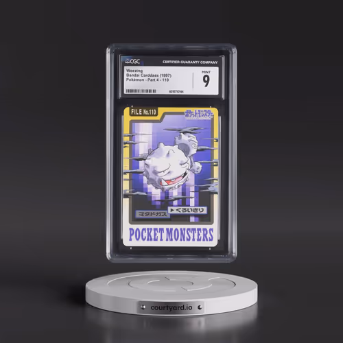 1997 (Pocket Monsters on Bottom) Part 4 #110 Weezing (CGC 9 MINT)