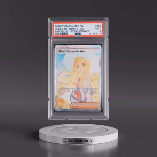 2025 Pokémon Meg EN-Mega Evolution #184 Lillie's Determination - Special Illustration Rare (PSA 9 MI