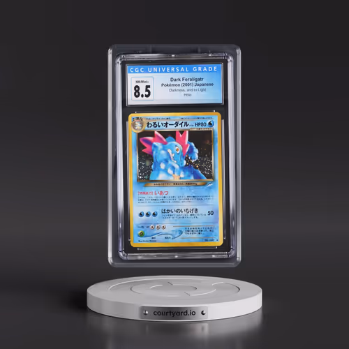 2001 Darkness, and to Light Dark Feraligatr - Holo (CGC 8.5 NM-MT+)