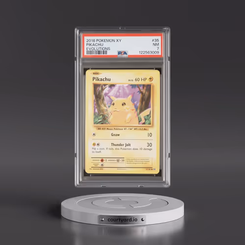 2016 Pokémon XY Evolutions #35 Pikachu (PSA 7 NM)