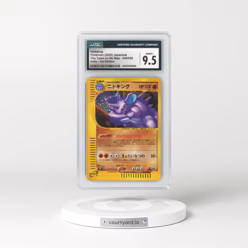 2002 Japanese The Town on No Map #49 Nidoking - 1st Edition Holo (CGC 9.5 MINT+)