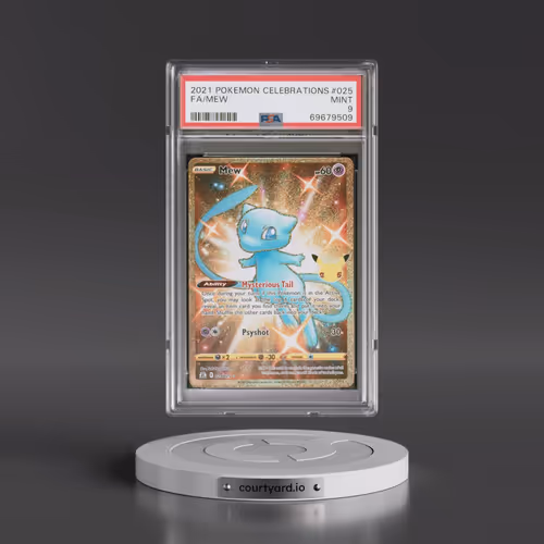 2021 Pokémon Celebrations #025 Mew - Full Art (PSA 9 MINT)