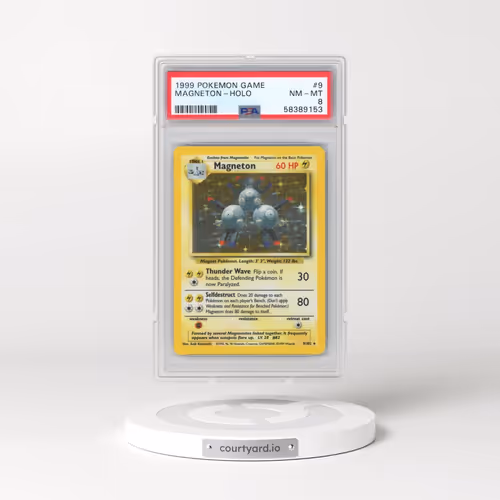 1999 Pokémon Game #9 Magneton - Holo (PSA 8 NM-MT)