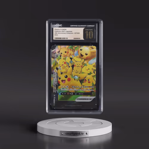 2021 25th Anniversary Collection #027/028 Pikachu V-UNION - Holo (CGC 10 PRISTINE)