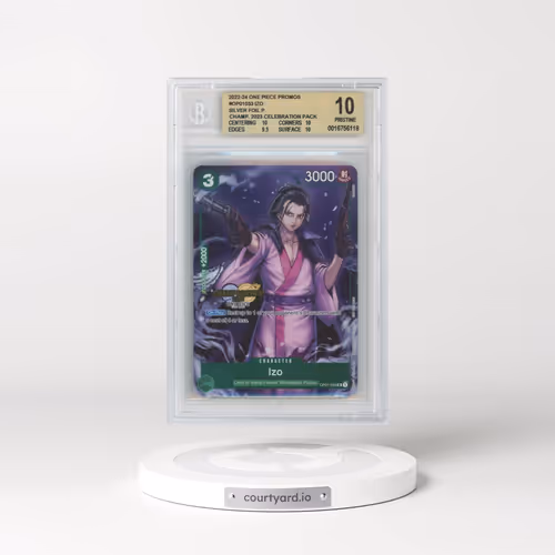2022 One Piece Card Game Promos #OP01033 Izo SILVER FOIL P/(Championship 2023 Celebration Pack) (BGS