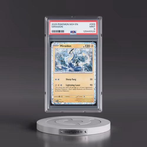 2025 Pokémon M24 EN-Mcdonald's Collection #003 Miraidon (PSA 9 MINT)