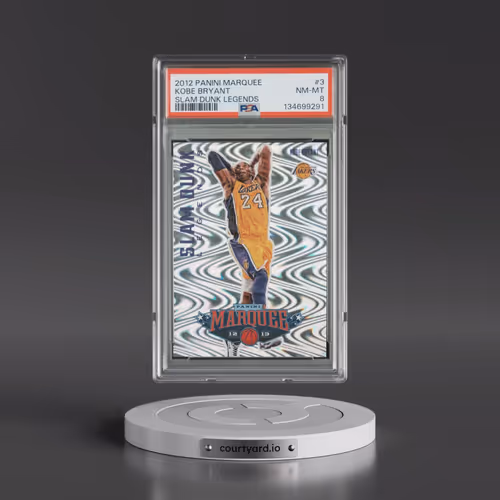 2012 Panini Marquee Slam Dunk Legends #3 Kobe Bryant (PSA 8 NM-MT)