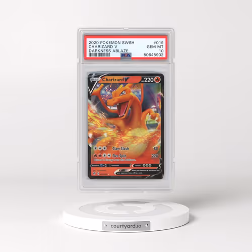 2020 Pokémon Sword & Shield Darkness Ablaze #019 Charizard V - Holo (PSA 10 GEM MINT)