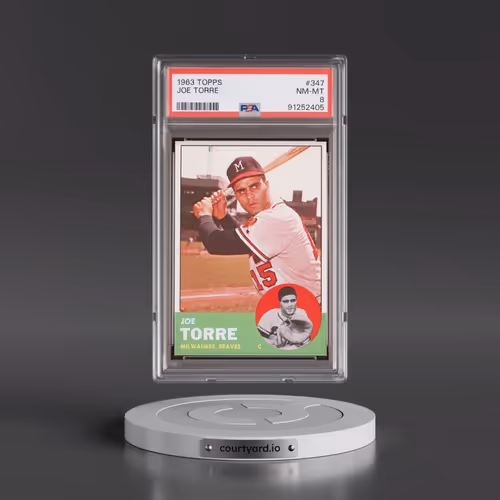 1963 Topps #347 Joe Torre (PSA 8 NM-MT)