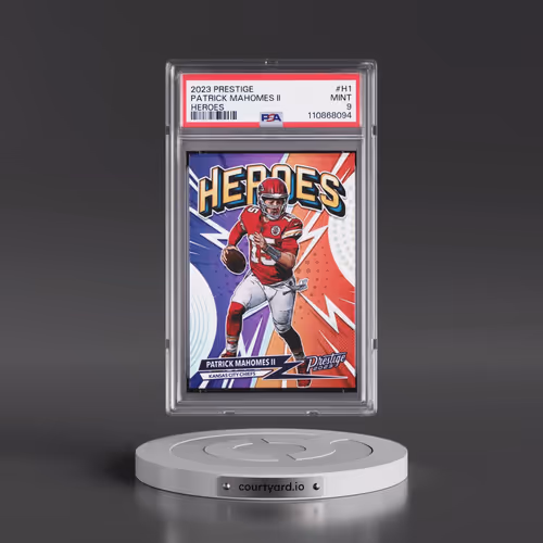 2023 Panini Prestige Heroes #H1 Patrick Mahomes II (PSA 9 MINT)