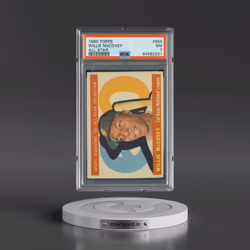 1960 Topps #554 Willie McCovey - All Star (PSA 7 NM)