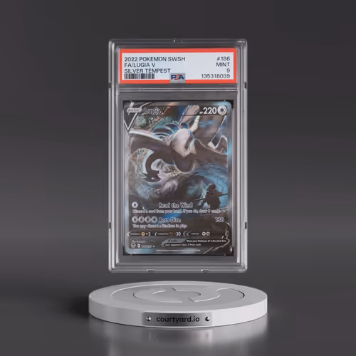 2022 Pokémon Sword & Shield Silver Tempest #186 Lugia V - Holo Full Art (PSA 9 MINT)