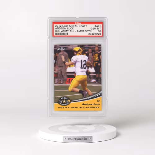 2012 Leaf Metal Draft Army All-American Bowl #AL1 Andrew Luck (PSA 10 GEM MINT)