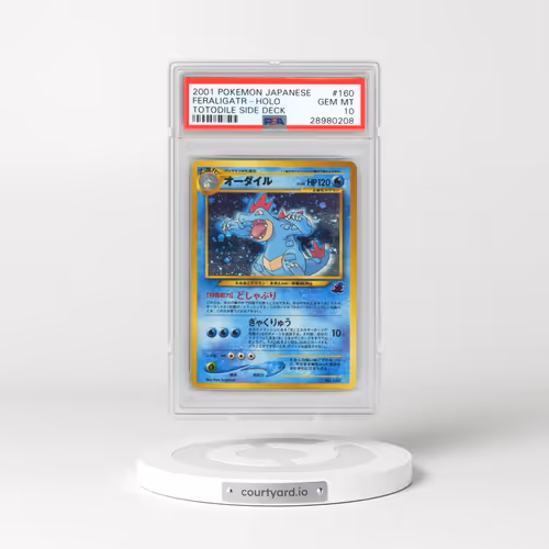 2001 Pokémon Totodile Side Deck #160 Feraligatr - Holo (PSA 10 GEM MINT)