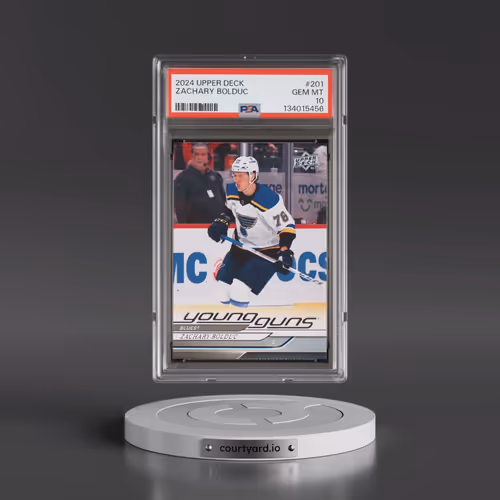 2024 Upper Deck #201 Zachary Bolduc (PSA 10 GEM MINT)