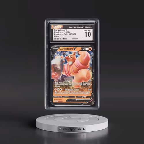 2022 Pokémon GO #040/078 Conkeldurr V - Holo (CGC 10 GEM MINT)