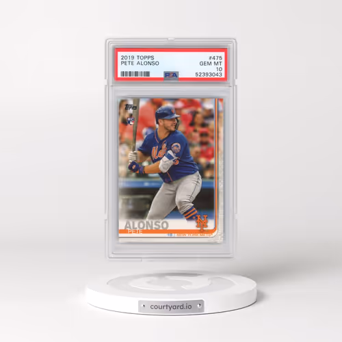 2019 Topps #475 Pete Alonso (PSA 10 GEM MINT)