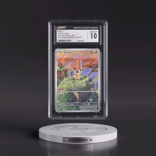 2025 Pokémon Svp EN-SV Black Star Promo #208 Victini - Unova Victini Illustration Collection (CGC 10