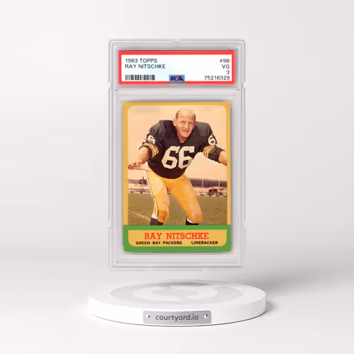 1963 Topps #96 Ray Nitschke (PSA 3 VG)