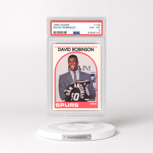 1989 Hoops #138 David Robinson (PSA 8 NM-MT)