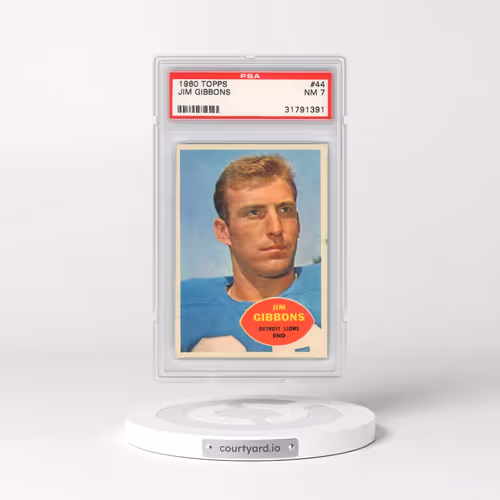 1960 Topps #44 Jim Gibbons (PSA 7 NM)